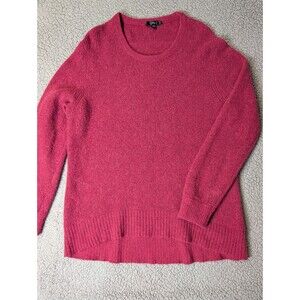 J.Crew Womens Merino Wool Alpaca Blend Sweater Size XL High Low Waffle Soft Knit